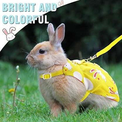 3 Sets Rabbit Bunny Harness and Leash Gift, Cake, Animal, Pineapple