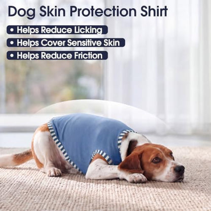 IECOii 2 Pack Dog Surgery Recovery Shirt Sleeveless Lightweight Dog Tshirt