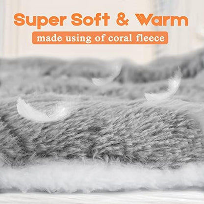 Small Animal Bed Mat, Soft & Warm, Suitable for Guinea Pig, Hamster, Rabbit, Rat and Bearded Dragon (X-Large(13.3''x9.4''), Mesh Black) (Pack of 2)