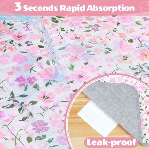 Unicorn Catcher 2 Pack Washable Guinea Pig Cage Liner, Waterproof Bedding