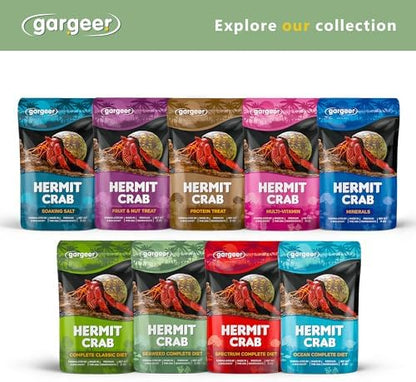 Gargeer 2oz Hermit Sea Weed Diet. Non-GMO, Premium Ingredients, Made in USA