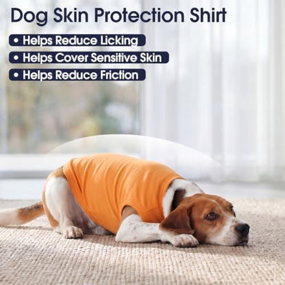 IECOii 2 Pack Dog Surgery Recovery Shirt Sleeveless Lightweight Dog Tshirt