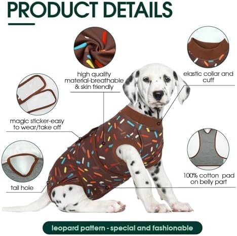 Kuoser Recovery Suit for Dogs After Surgery, Female Dog Onesie for Surgery