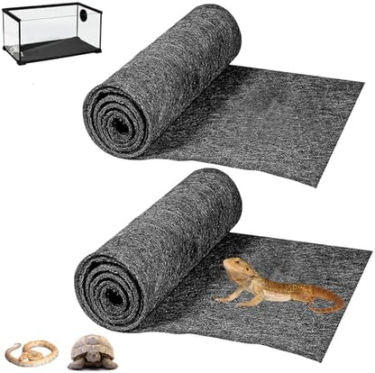HERCOCCI 2 Pack Reptile Carpet, 39’’ x 20’’ Terrarium Bedding