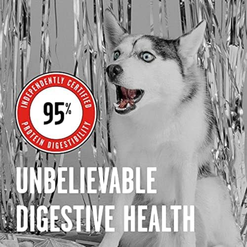 BIXBI Liberty Freeze-Dried Dog Food Topper & Treats, Beef – 98% Meat & Organs, No Refrigeration – USA Made, 4.5 oz