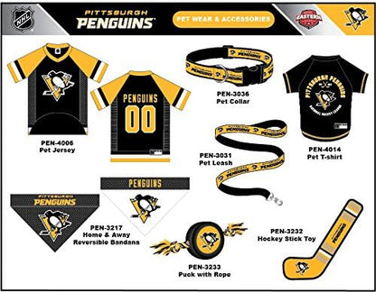 Pets First NHL PITTSBURGH PENGUINS BANDANA for DOGS & CATS, Small/Medium. - Cute & Stylish Bandana! The Perfect HOCKEY FAN Scarf Bandana, great for Birthdays or any Party!
