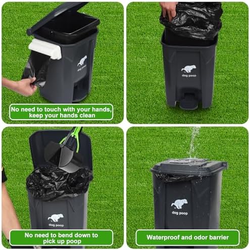 Dog Waste Bags - 200 Pcs Dog Poop Bags for 20L Dog Poop Trash Can