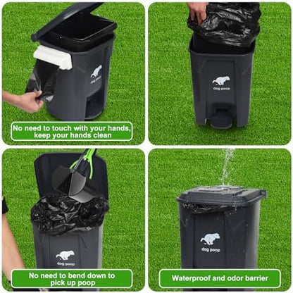 Dog Waste Bags - 200 Pcs Dog Poop Bags for 20L Dog Poop Trash Can