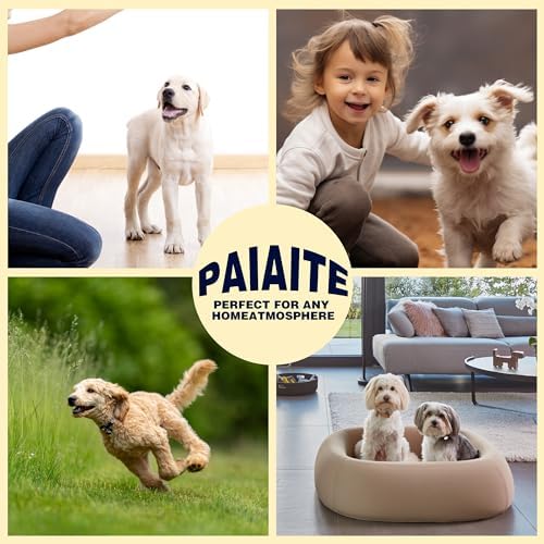 Paiaite Dog Pajamas Onesie: Comfortable Four-Legged Apparel for Small, Medium, & Large Dogs, Polyester Material for Comfort, Wrinkle Resistance, Moisture Wicking, and Stretchiness Pink Leopard XS