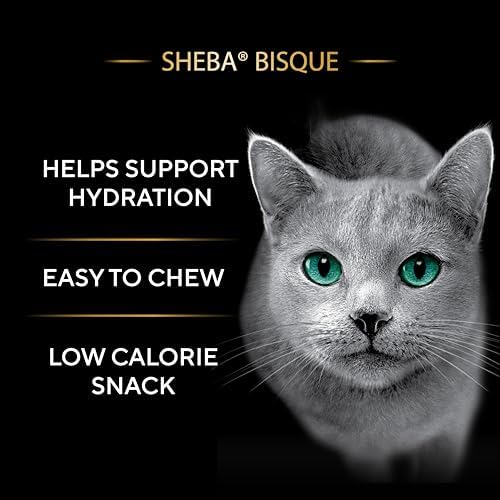 Sheba Bisque Cat Treats & Food Toppers, Variety, 1.4 oz, 8 Count, 2-Pack