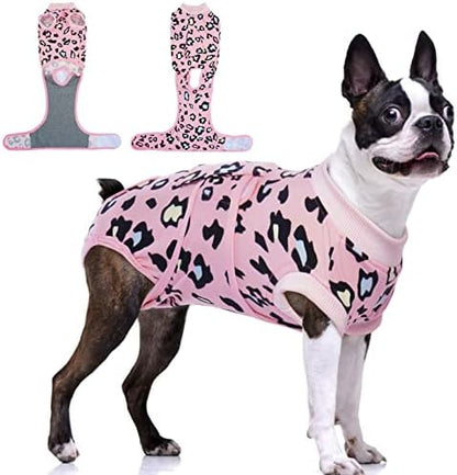 FUAMEY Dog Recovery Suit, Soft Surgical Suit for Dogs Onesie for Surgery