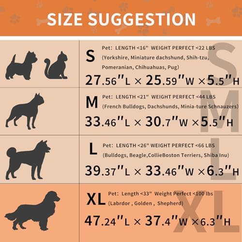 HAOMAIJIA Dog Couch Bed for Large Dogs, Non Slip Pet Couch Covers for Sofa Thick Soft Washable Dog Couch Cover Protector All Seasons Universal Dogs and Cats Bed Mat (Grey, X-Large)