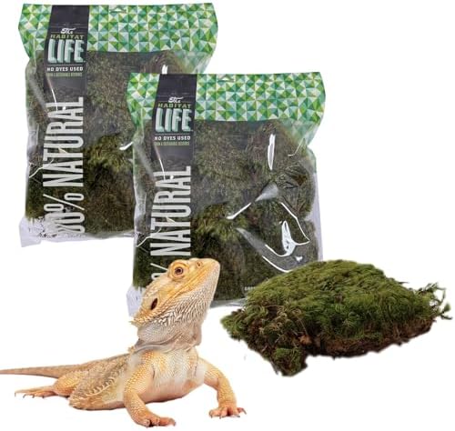 Mood Moss for Terrarium Habitats, Medium 2-Pack