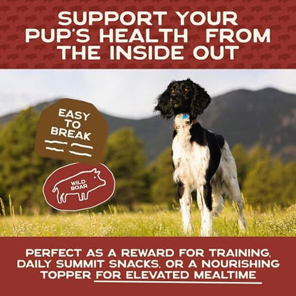 Smart Cookie 100% Wild Boar Jerky Dog Treats - Single Ingredient Hypoallergenic Training Treat Strips for Dogs and Puppies with Sensitive Stomachs - 100% Boar Meat, Grain Free, Made in USA - 3oz