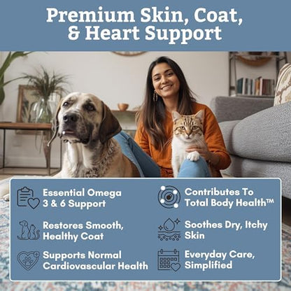 Wild Alaskan Salmon Oil for Dogs and Cats, 4 oz