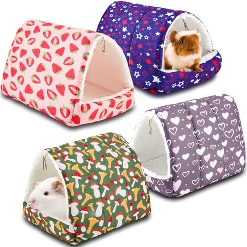 Cinnvoice Guinea Pig Hideout Bed Washable House Cage, Classic, 7.9 in