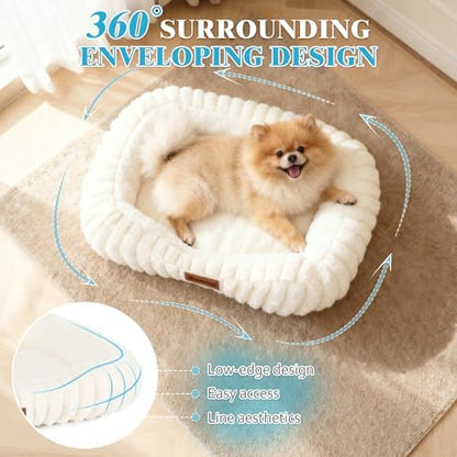 Orthopedic Dog Bed, Washable Small Dog Couch for Senior Dogs