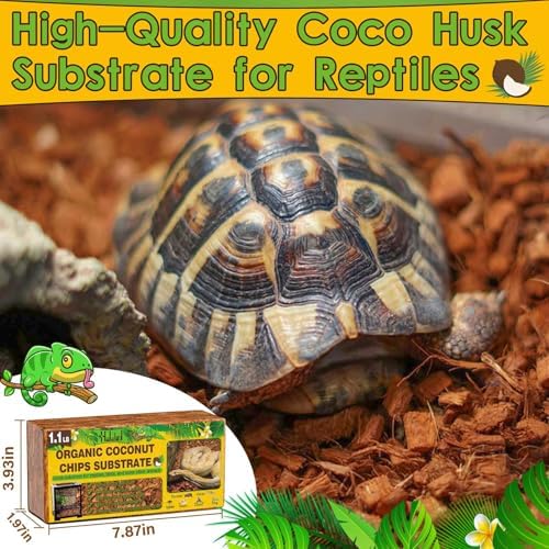 Halatool 6 Pack Coconut Husk for Reptiles, 6.6 LB Coconut Fiber Substrate
