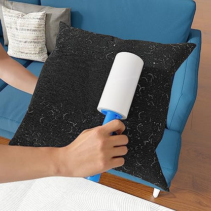 800 Sheets Lint Rollers for Pet Hair Extra Sticky, 4 Handles, 8 Rollers