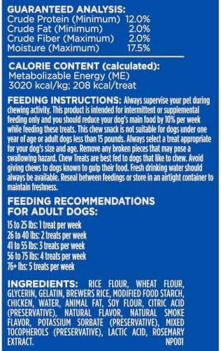 Milk-Bone Flavor Rolls Dog Chews, Chicken Doodle Dandy, 5 Count