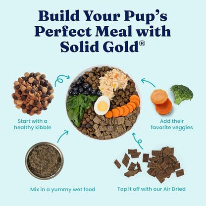 Solid Gold Beef Tripe Wet Dog Food Topper for Picky Eaters, Meal Mix-in 6pk