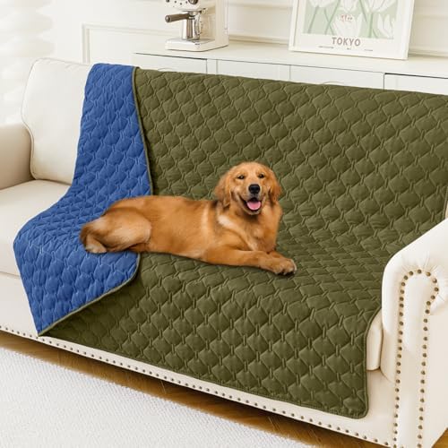 Smiry Waterproof Dog Bed Cover Blanket, Reversible Pet Blanket