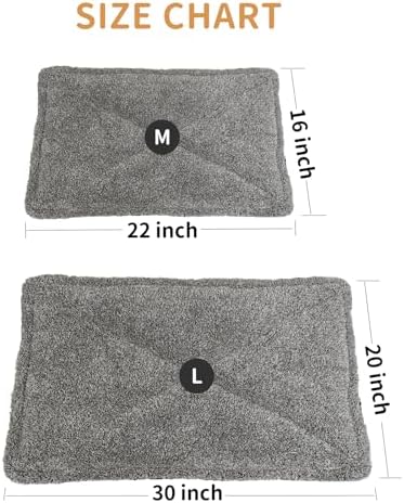 Self-Warming Cat Bed Pad, Self-Heating Cat Bed Mat Thermal Blanket for Indoor Cats & Small Dogs,30x20 inches