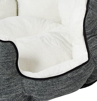 MidWest Homes for Pets Medium QuietTime Deluxe Pet Bed- Evergreen/Fur