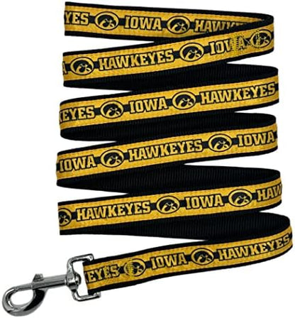 NCAA PET String, Large, Iowa Hawkeyes, Dog String, Shiny & Colorful String for Dogs & Cats Licensed by the NCAA, Old Version