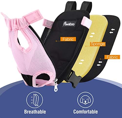 Pawaboo Pet Front Carrier Backpack for Small Medium Dogs