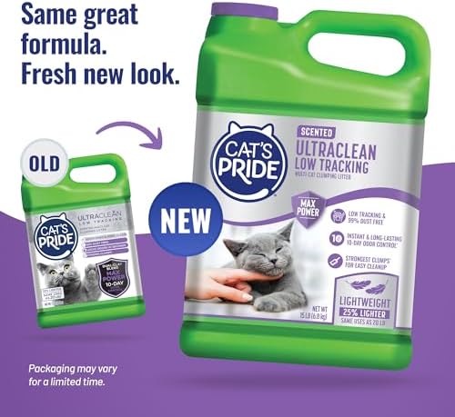 Cat's Pride UltraClean Low Tracking Powerful Clumping Litter Scented 15lb
