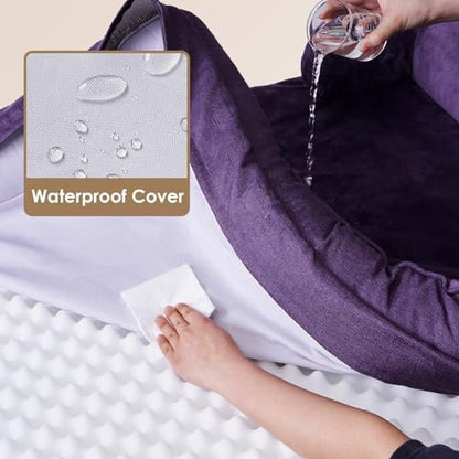 EHEYCIGA Orthopedic Dog Bed Medium Size Dog, Waterproof Washable Pet Beds