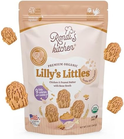Lilly's Littles Soft Dog Treats, Chicken & Peanut Butter