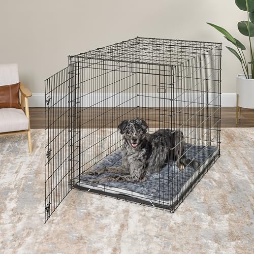 MidWest Homes for Pets Reversible Pet Bed; Machine Washable; Great for Giant Dog Breeds; Spotted Gray; 54"; 40254-FVGYS