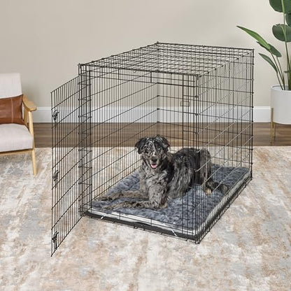 MidWest Homes for Pets Reversible Pet Bed; Machine Washable; Great for Giant Dog Breeds; Spotted Gray; 54"; 40254-FVGYS