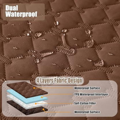 Smiry Waterproof Dog Bed Cover Blanket, Reversible Pet Blanket