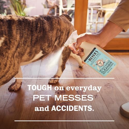 Mrs. MEYER'S CLEAN DAY Pet Multi-Surface Cleaner, Coconut Leaf Scent, 16oz (Pack of 6)