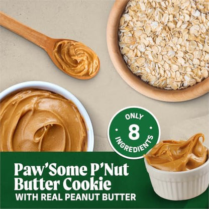 Merrick Oven Baked Paw'Some P'Nut Butter Coookie Dog Treats 11 oz Bag