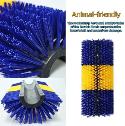 2PCS Livestock Scratching Brush Goat Scratching Post Horse Brush