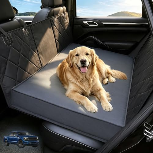 Backseat Dog Bed, Dog Bed for Car Back Seat, Fits Back Seat Extenders