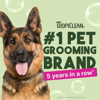 TropiClean No Rinse Waterless Dog Shampoo, Berry & Coconut Scent, 7.4oz