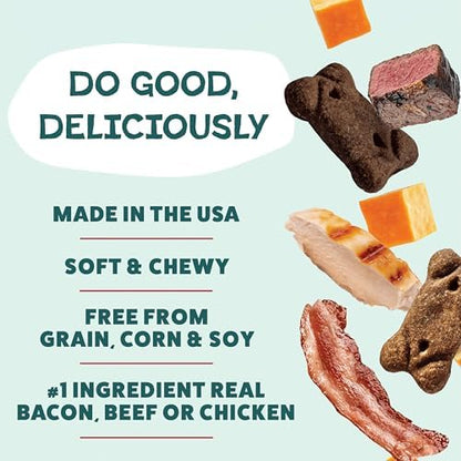 Shameless Pets Meaty Tenders Variety Pack, Soft Dog Treats, 3-Pack