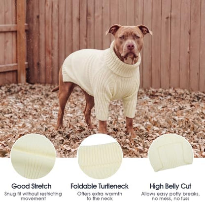 Great Dane Sweater,5XL Extra Large Sweater for Giant Breed Dogs in Winter