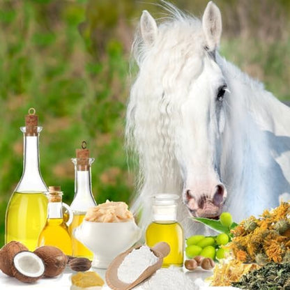The Blissful Horses Summer Care Sun Butter, Gentle Horse Sunscreen, Easy-to-Apply Equine Sunblock Solution, Must-Have Horse Essentials for All Day Sun Protection, 2 oz.