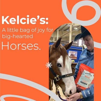 Kelcies Pumpkin Spice Horses Treats - Low Sugar, Starch, and Carbohydrates | Healthy Treats for Horse Supports Superior Digestion 5 Pound (1 Pack)