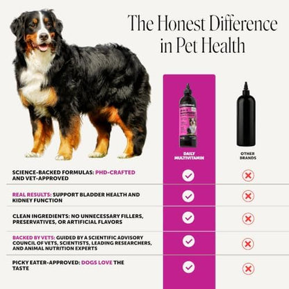 Pet Honesty Vet Recommended Dog Multivitamin Oil, Turkey, 12oz
