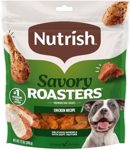 Nutrish Savory Roasters Dog Treats with Chicken, 12 oz. Pouch (Rachael Ray)