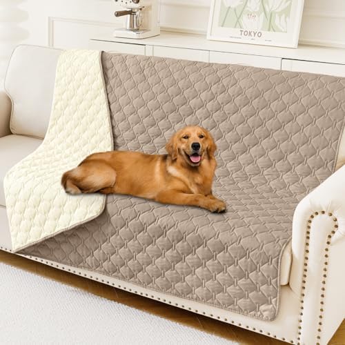Smiry Waterproof Dog Bed Cover Blanket, Reversible Pet Blanket