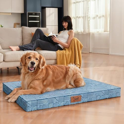 Jumbo Waterproof Orthopedic Dog Bed for Extra Large Dogs
