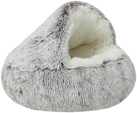 Cat Houses,Cat Beds for Indoor Cats,Cat Sleeping Bag,Small Cat Bed,Cat Condo,Cat Houses & Condos,Winter Warm Shell Semi-Closed Cat Litter Box,Pet Cat Bed,Semi-Enclosed Cat Litter Box